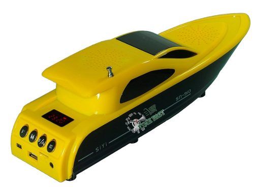 Caixa Caixinha Som Mini Lancha Portatil Fm Usb Cartão Mp3 P2